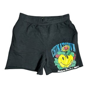 Men's‎ XL Chinatown Market X Smiley Shorts Raw Hem Black